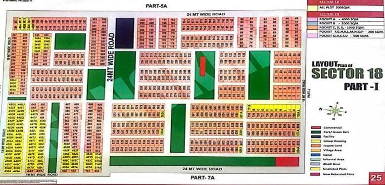 Yamuna Authority Plots Layout Plan, Resale Plots | PDF