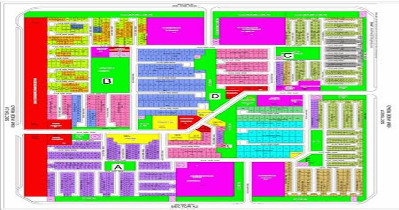 Layout Plan of Sector-36 Greater Noida HD Map - Greater Noida Industry ...